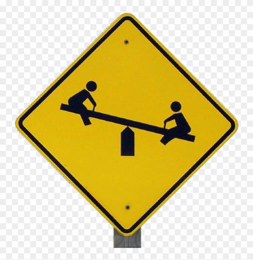 Playground Warning Sign Traffic Sign Child - Playground Warning Sign Traffic Sign Child #628983
