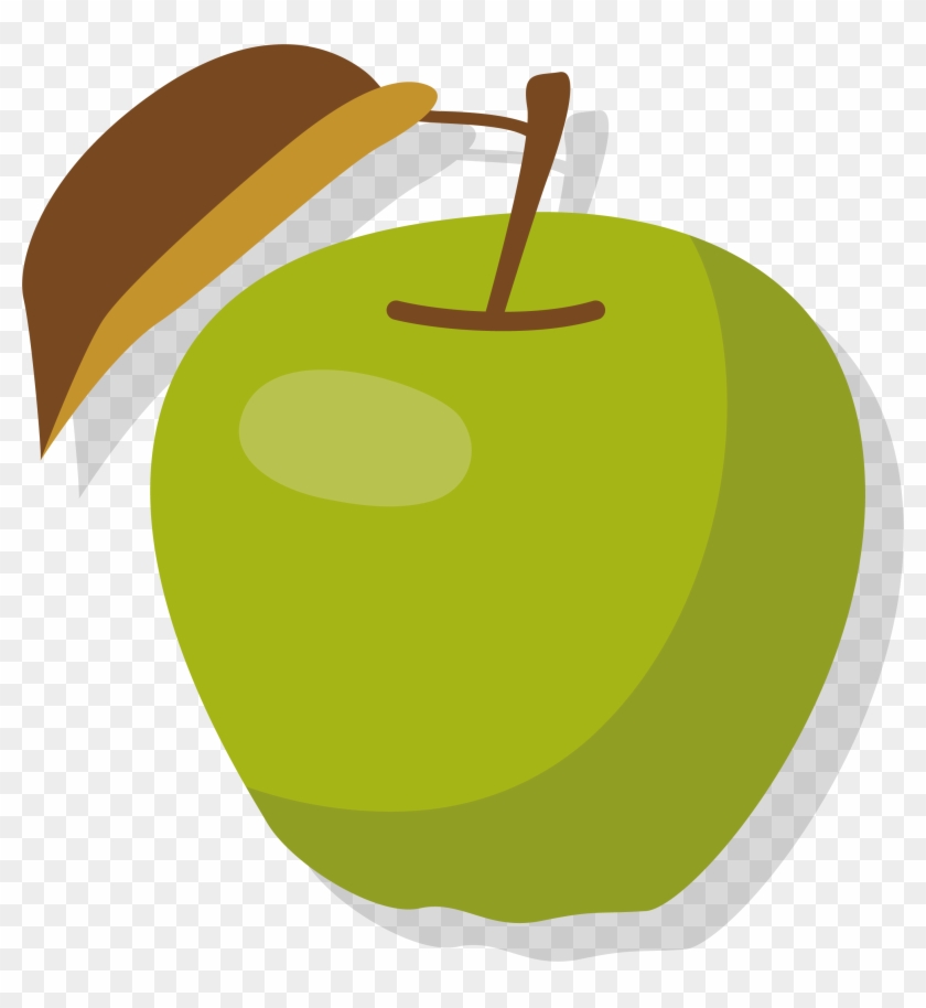 Apple Manzana Verde Clip Art - Apple Manzana Verde Clip Art #628950