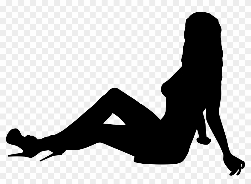 Sexy Woman Clipart Image - Sexy Lady Silhouette Png #628946