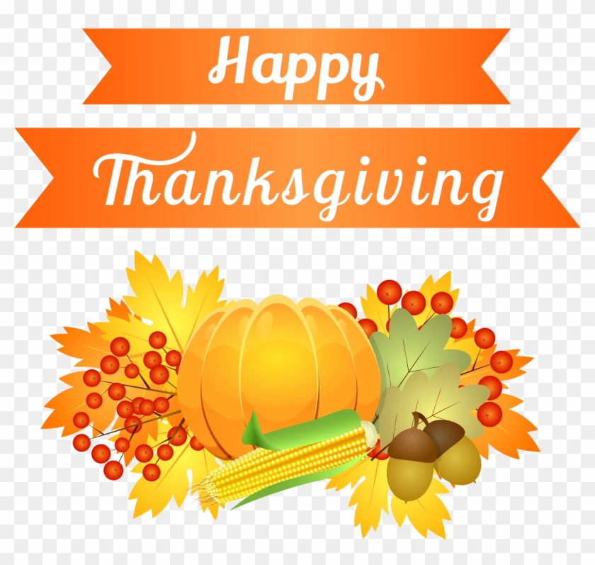 Happy Thanksgiving Clipart Png #628997