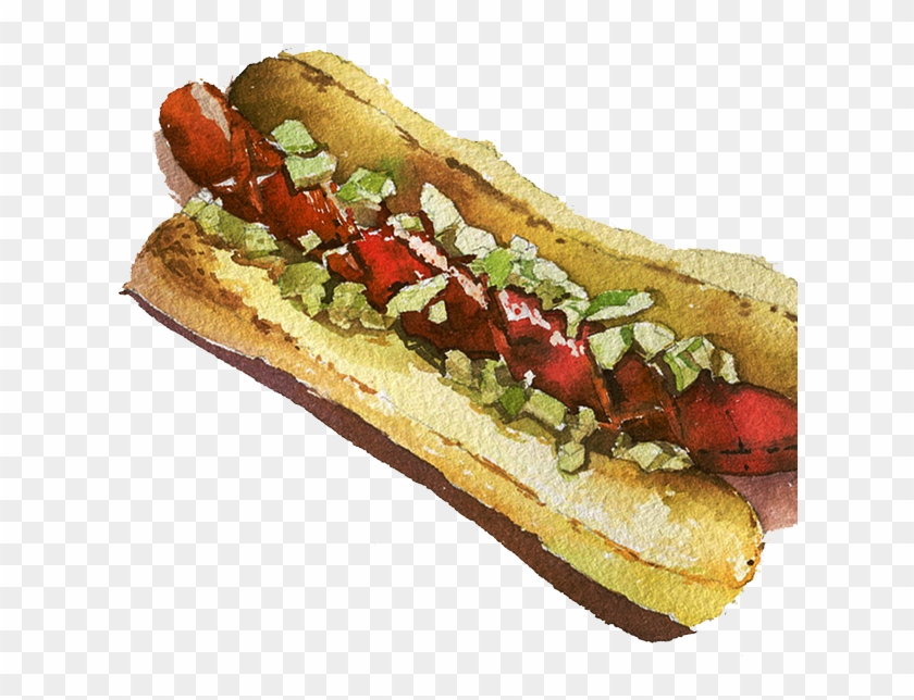 Chicago-style Hot Dog Choripxe1n Breakfast Sandwich - Chicago-style Hot Dog Choripxe1n Breakfast Sandwich #629170