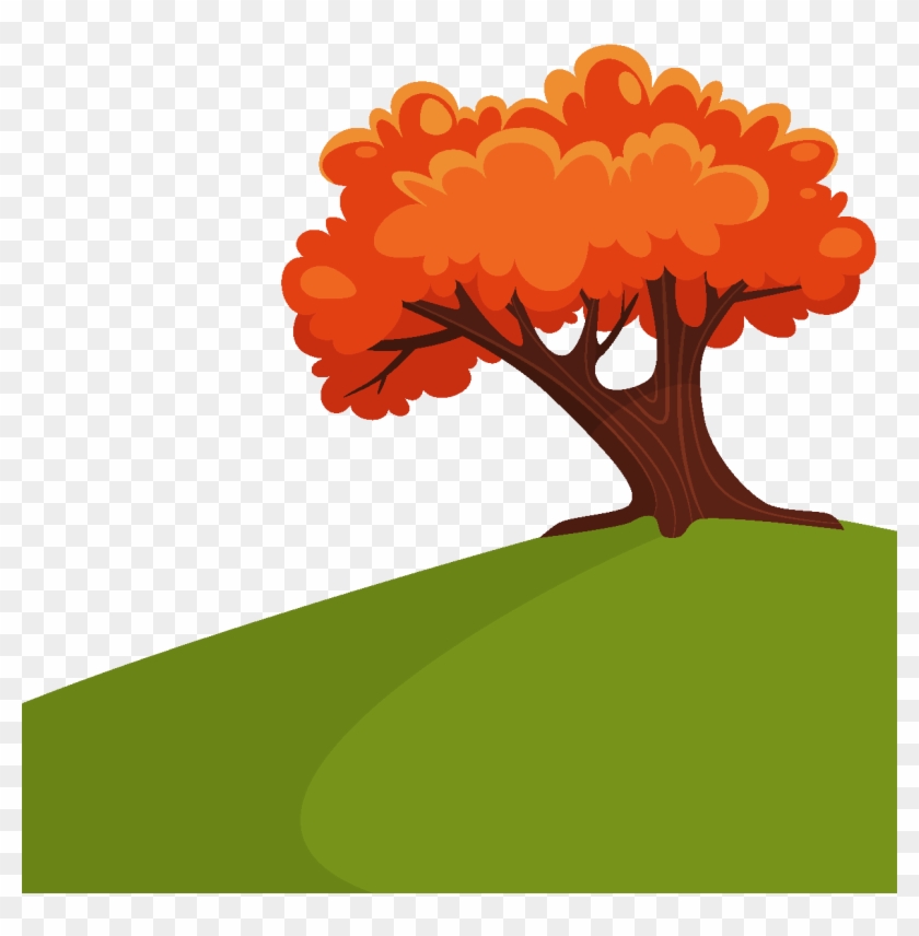 Thanksgiving Clipart Landscape - Tree #629002