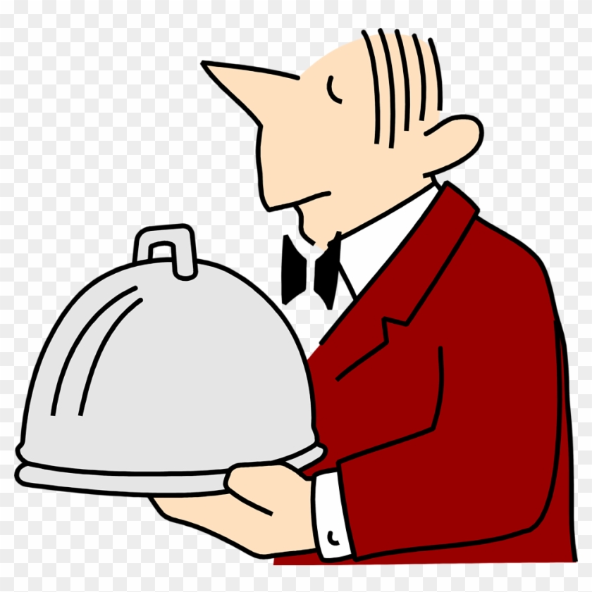 Transparent Background Waiter Clipart Png #629030