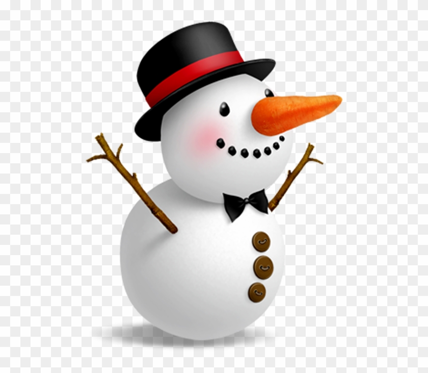 Snowman Bow Tie Button - Snowman Bow Tie Button #629116