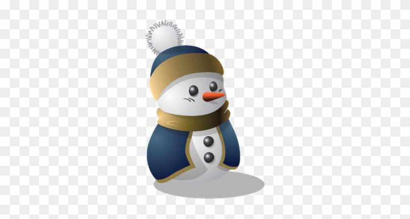 Snowman - Clipart - Cartoon #629176