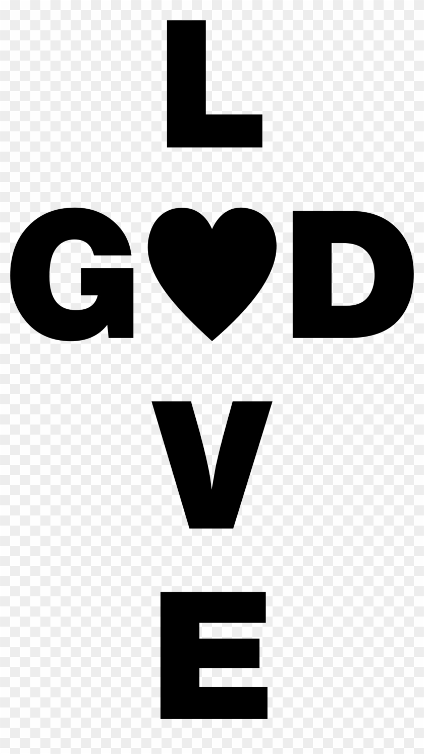 Big Image - Love God Clip Art Black And White #629240