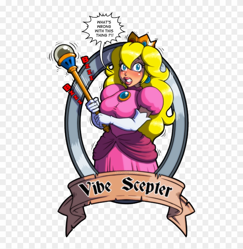 Wickedland 283 48 Peach's Vibe Scepter V1 - Vibe Scepter Peach #629298