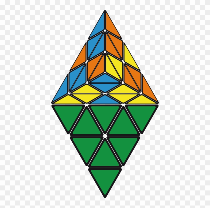Pretty Patterns Pyraminx - Triangle Rubik's Cube Pattern #629315