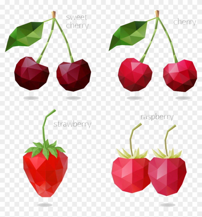 Cherry Auglis Aedmaasikas Illustration - Cherry Auglis Aedmaasikas Illustration #629438