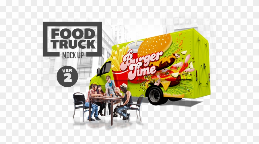 40 Best Van Mockup Psd For Delivery Vans Branding Layerbag - Food Truck Graphics Design #629401