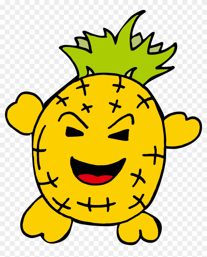 Cartoon Pineapple Clip Art - Cartoon Pineapple Clip Art #629553