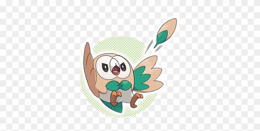 Rowlet, Litten And Popplio Starter For Pokémon Sun - Rowlet Pokemon Sun And Moon #629599