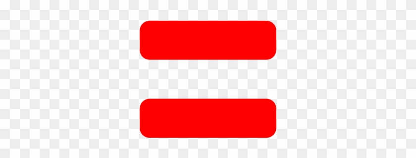 Equals Png - Red Equal Sign Png #629673