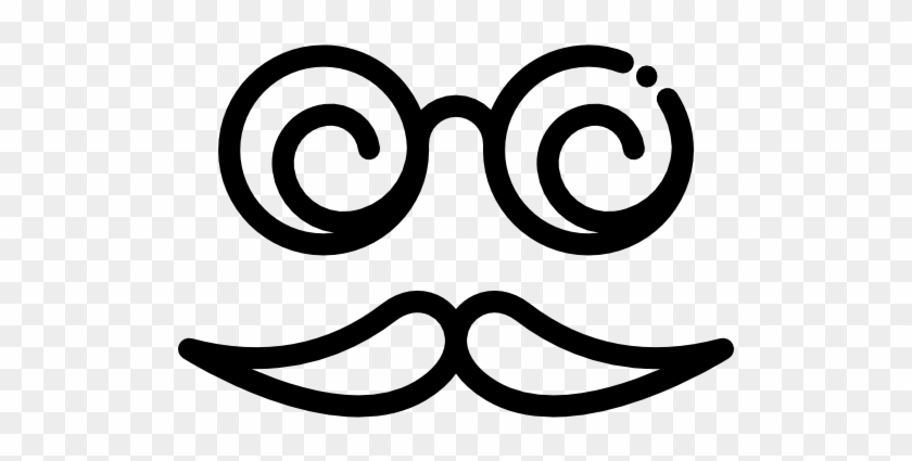 Glasses And Mustache Free Icon - User Interface #629683