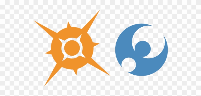 Pokemon Sun And Moon Vectors By Mizutsuneh - Sun And Moon Pokemon Symbols #629725