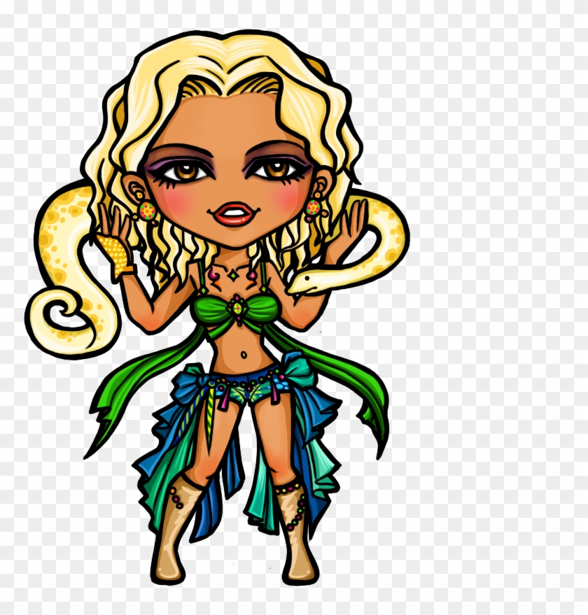 Britney Spear, Slave Version By - Britney Spears Chibi #629759