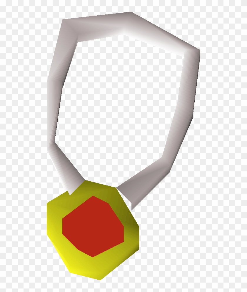 Ruby Amulet Detail - Runescape Amulet Of Strength #629855