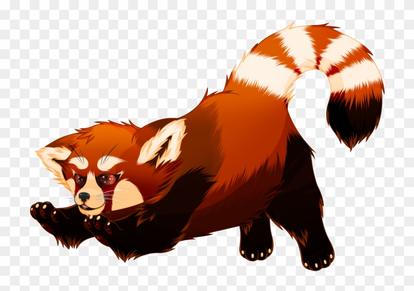 Red Panda By Lostintheflowoftime - Red Panda Cartoon Transparent #629874