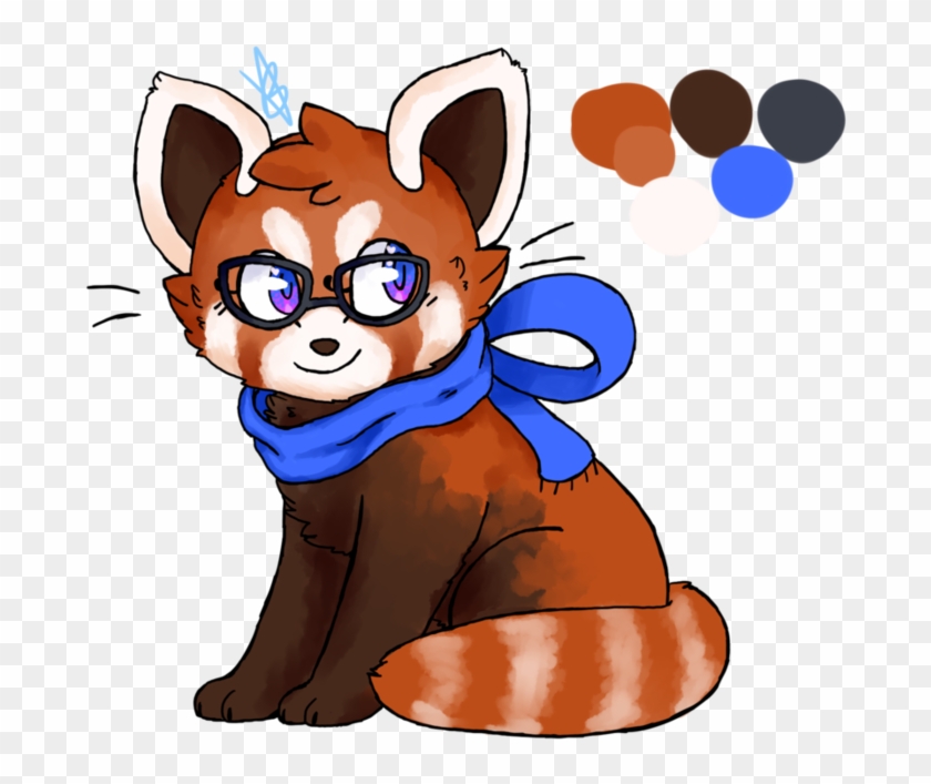Bree The Red Panda - Red Panda Fursona Art - Full Size PNG Clipart