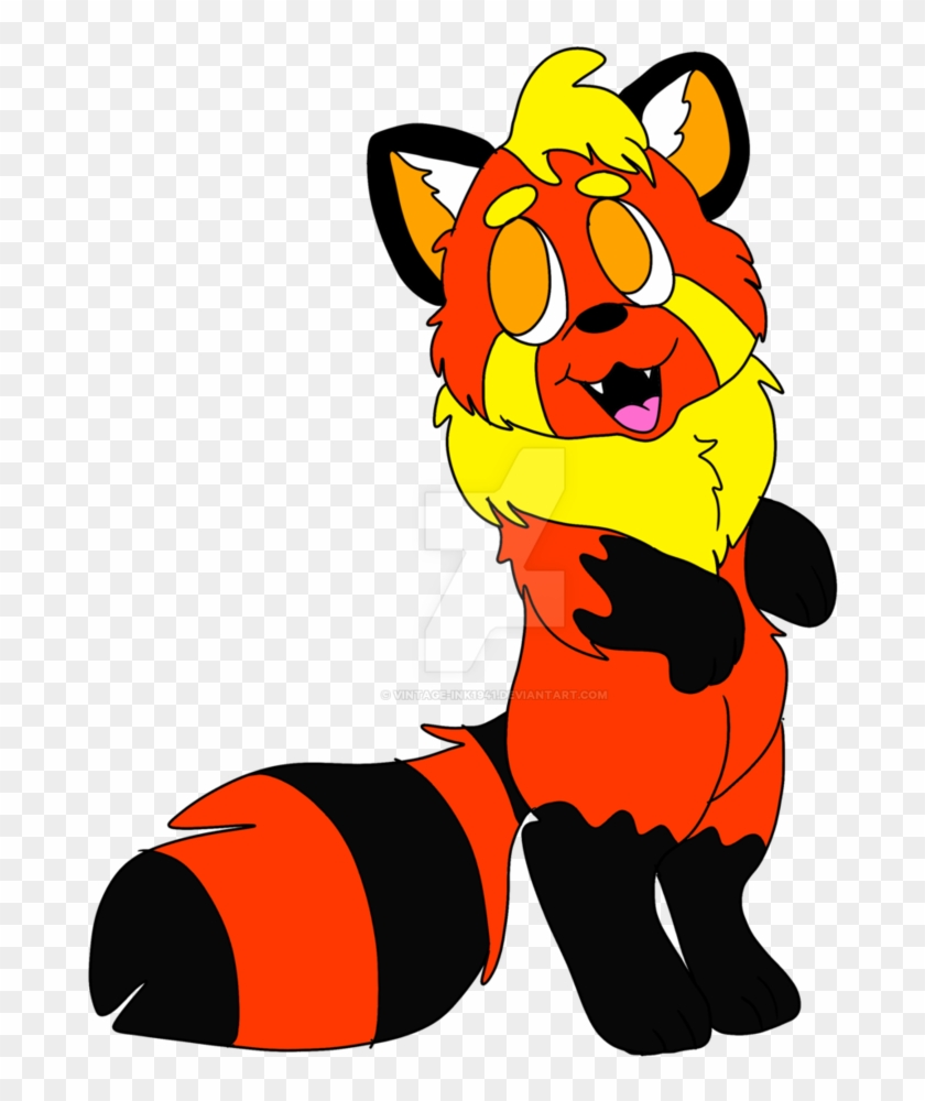 Red Panda Character Design Contest Entry By Vintage-ink1941 - Cartoon #630021