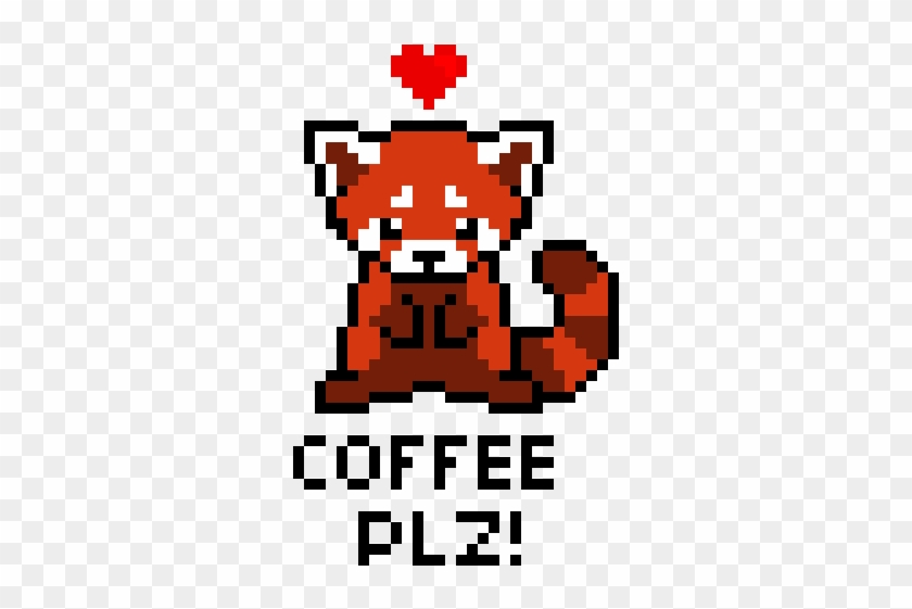 Red Panda - Red Panda Pixel Art #630023