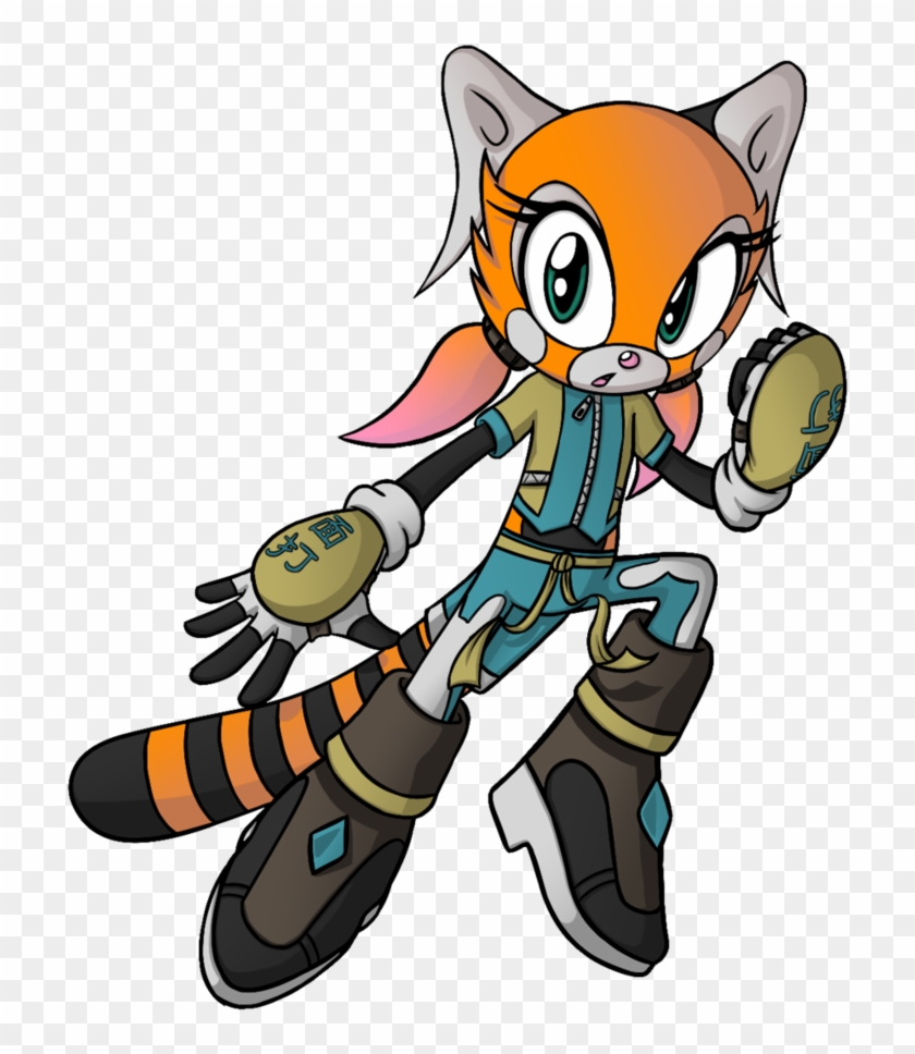 Red Panda Sonic Fc By Vosmy - Sonic The Hedgehog Red Panda #630039