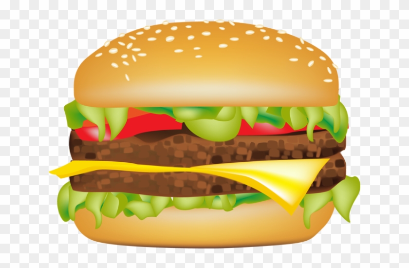 Burger Clipart Graphic - Burger And Fries Clipart #630237