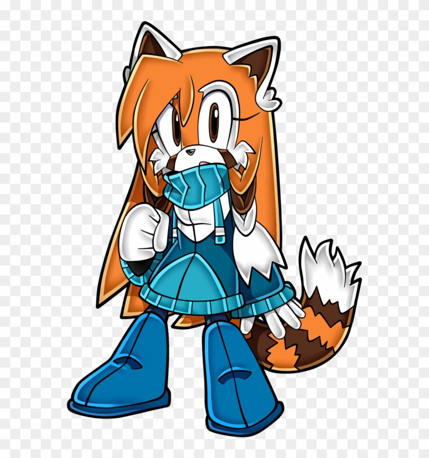 Mi Sonic Avatar Kalee The Red Panda By Kaleepanda - Sonic Red Panda Character #630283