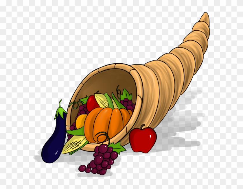 Cornucopia Clipart Food Safety Sanitation - Thanksgiving Horn Png #630433