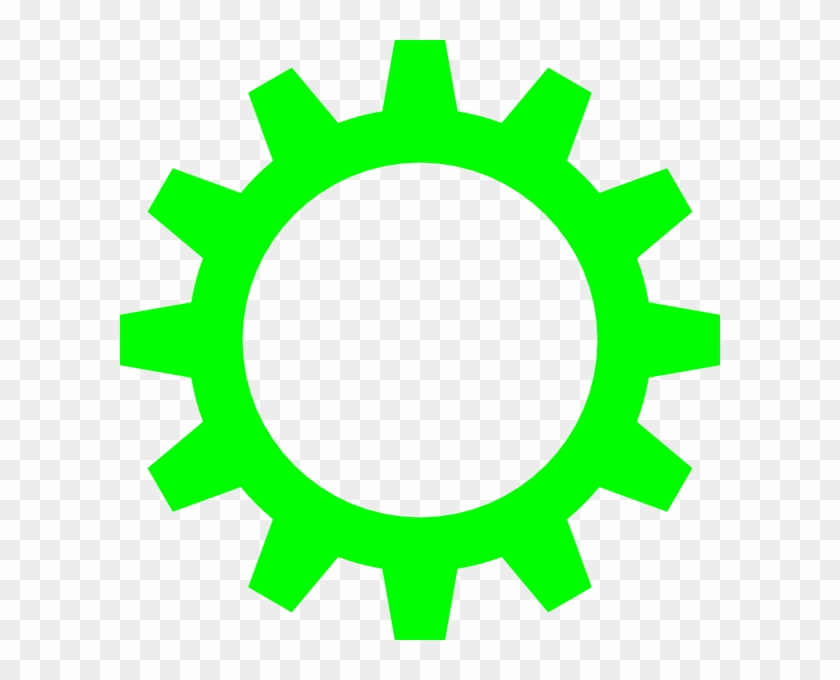 Lime Green Cogwheel Clip Art At Clker Vector - Switch Words For Clear Skin #630435