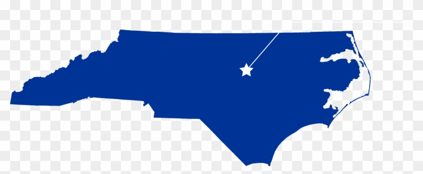 Minimalist North Carolina Clip Art Medium Size - North Carolina Map Vector #630457