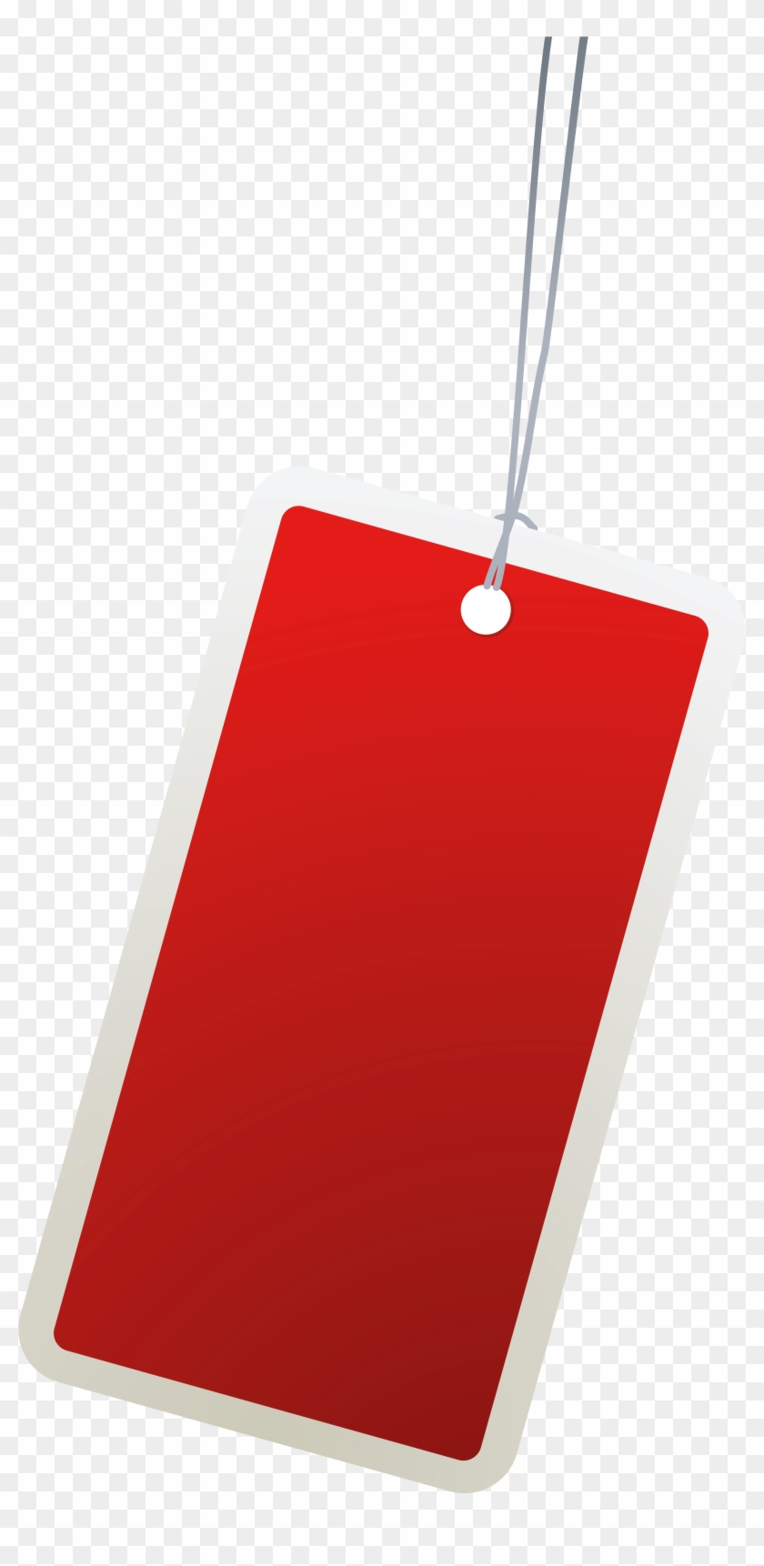 Red Label Png Clipart Image - Empty Sale Label Png #630607