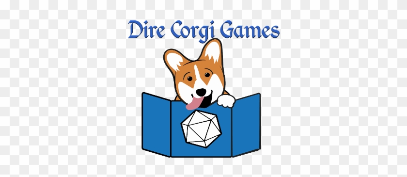 Dire Corgi Games Logo - Cartoon #630646