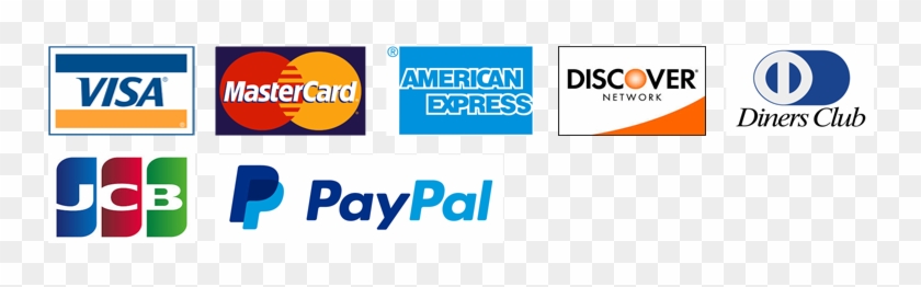 We Accept All Major Credit And Debit Cards - Visa Mastercard American