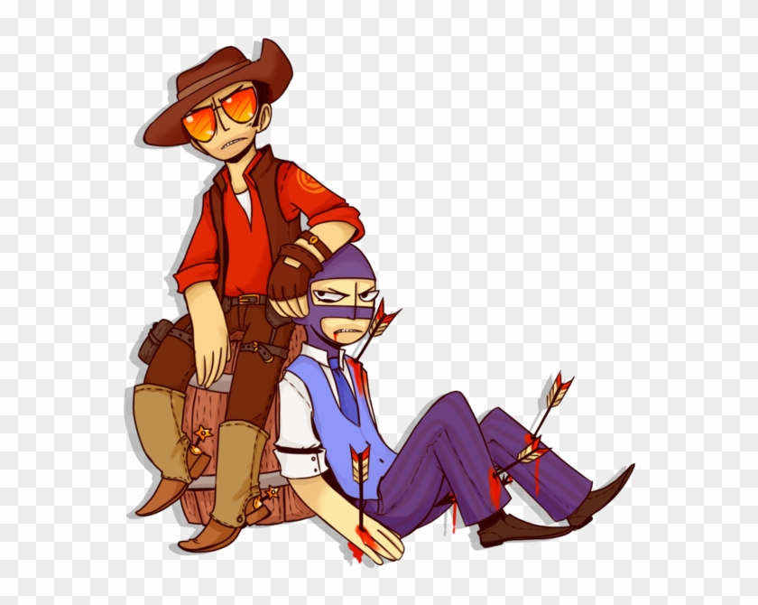 Tf2 Sniper And Spy By Jackasmile - Tf2 Spy And Sniper #630911