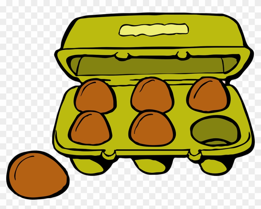 Breakfast Clip Art 10, - Egg Carton Clipart #630991