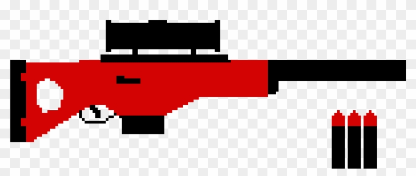 Bolt Sniper/ Fortnite - Fortnite Pixel Art Logo #631003