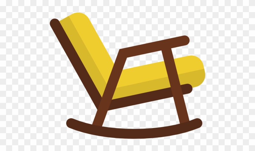 Rocking Chair Free Icon - Rocking Chair Cartoon Png #631185