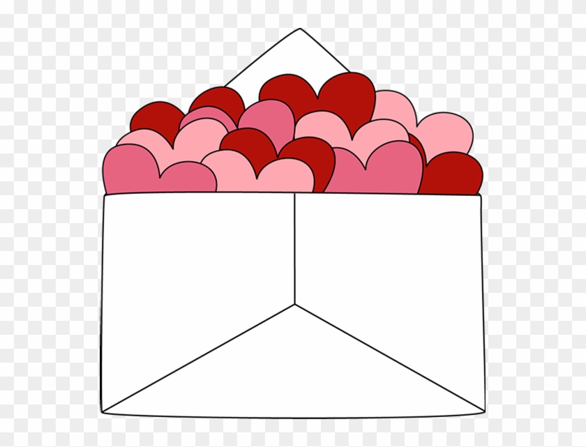 Join Us After Worship Sunday, January 17, For Ice Cream - Envelope And Hearts Clipart #631366