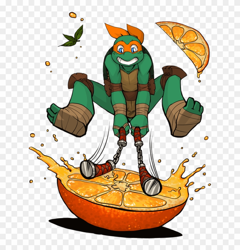 Tmnt Mikey Images Orange Bandana Hd Wallpaper And Background Michaelangelo Free Transparent Png Clipart Images Download