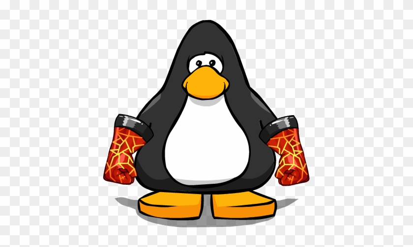 Magma Gloves From A Player Card - Club Penguin 3d Glasses #631613