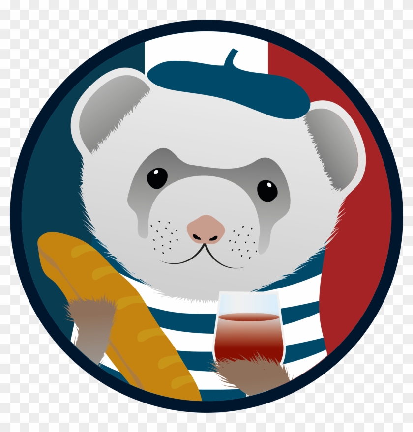 Ferret-badges 3 French Food Ferret - Ferret In French #631710