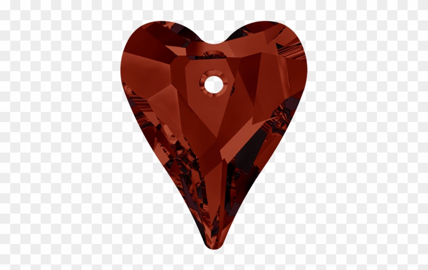 Swarovski 6240 12mm Wild Heart Pendant Red Magma - Heart #631768