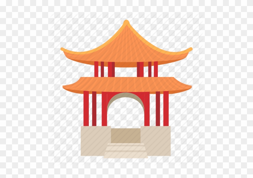 Asian, Building, Cartoon, China, Chinese, Culture, - Cartoon Shrine - Free  Transparent PNG Clipart Images Download
