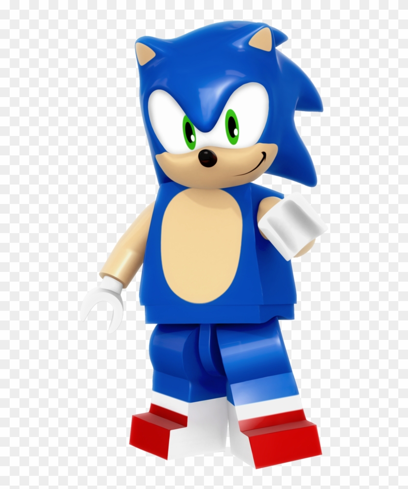 Lego Sonic Render By Nibroc-rock - Sonic Lego Coloring Page - Free  Transparent PNG Clipart Images Download