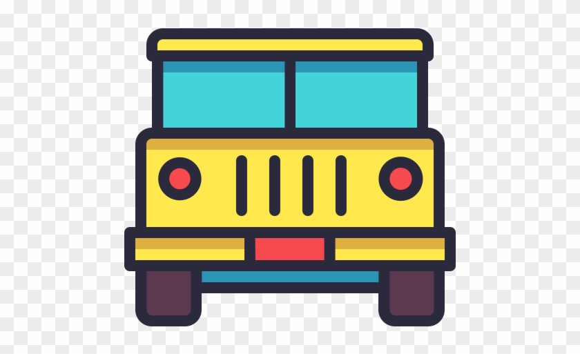 Bus, Autobus, School, Schoolhouse, Transport, Shipping, - Icon #632250