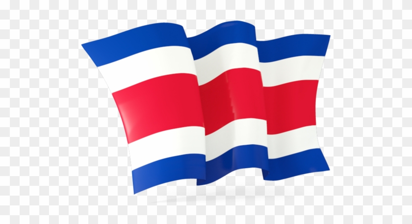 Illustration Of Flag Of Costa Rica - Costa Rica Flag Png #632368