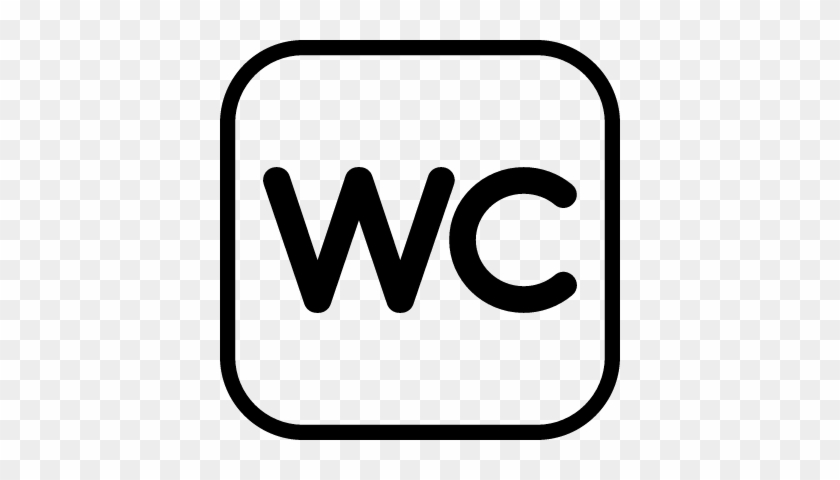Wc Sign Vector - Iconos De Wc #632420