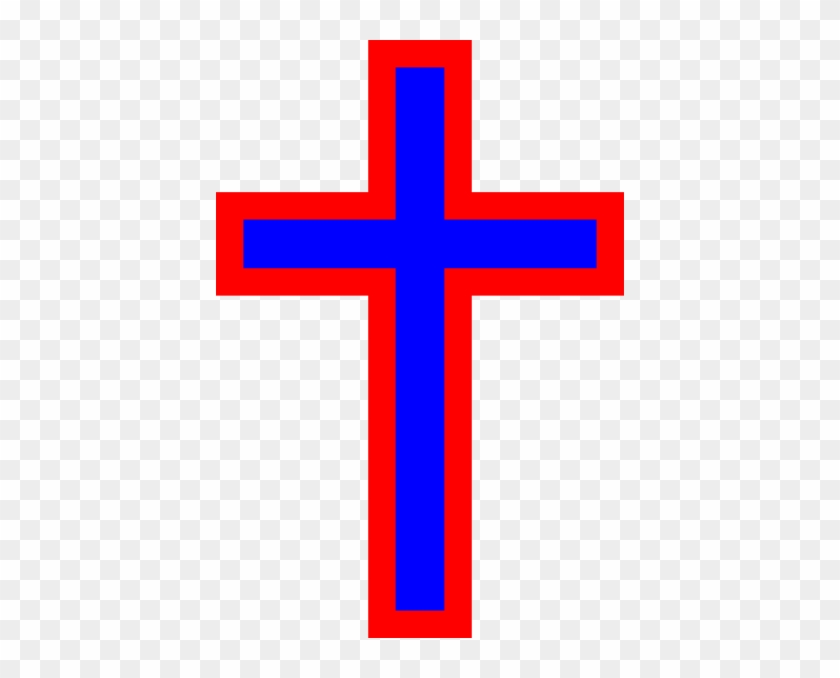 Patriotic Cross Clip Art - American Flag Cross Clipart #632484