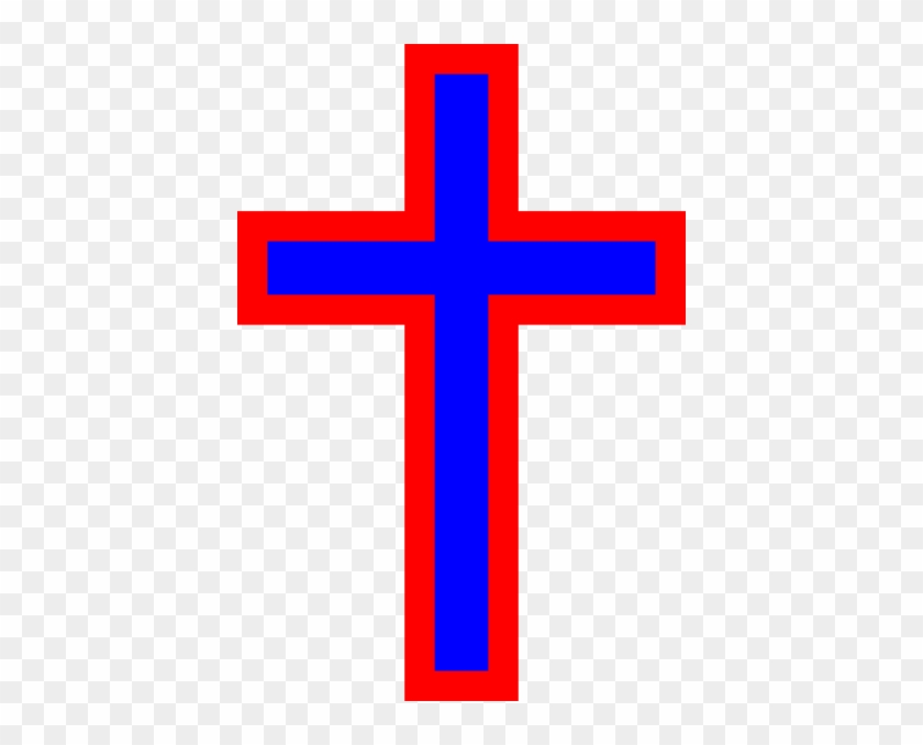 Patriotic Cross Clip Art - American Flag Cross Clipart #632484